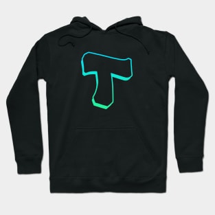 Letter T - Outline Hoodie